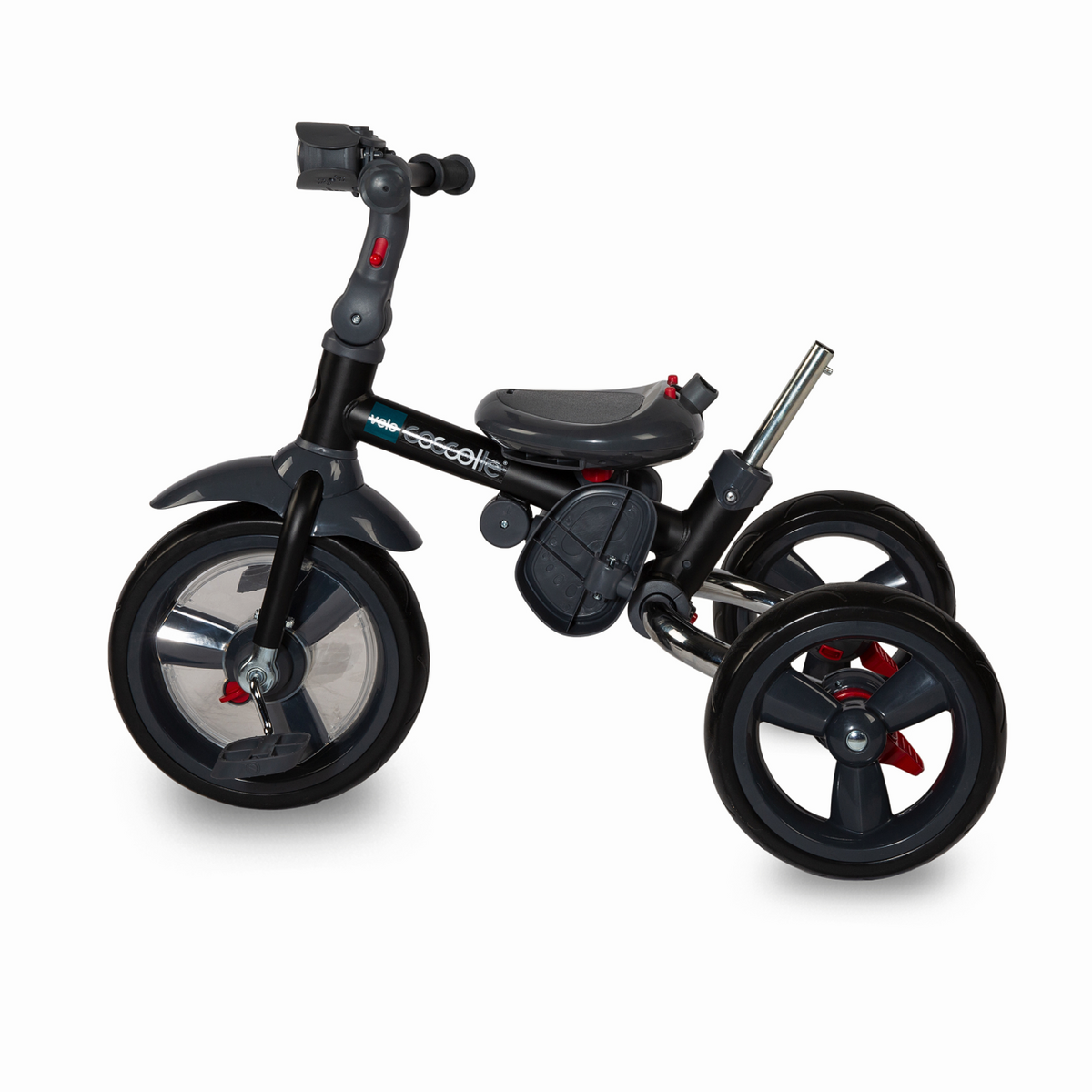Tricicleta multifunctionala 4in1 cu sezut reversibil Coccolle Velo Mustar - gogobaby.ro