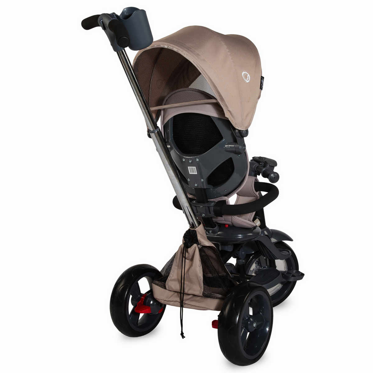 Tricicleta multifunctionala 4in1 cu sezut reversibil Coccolle Velo Bej - gogobaby.ro
