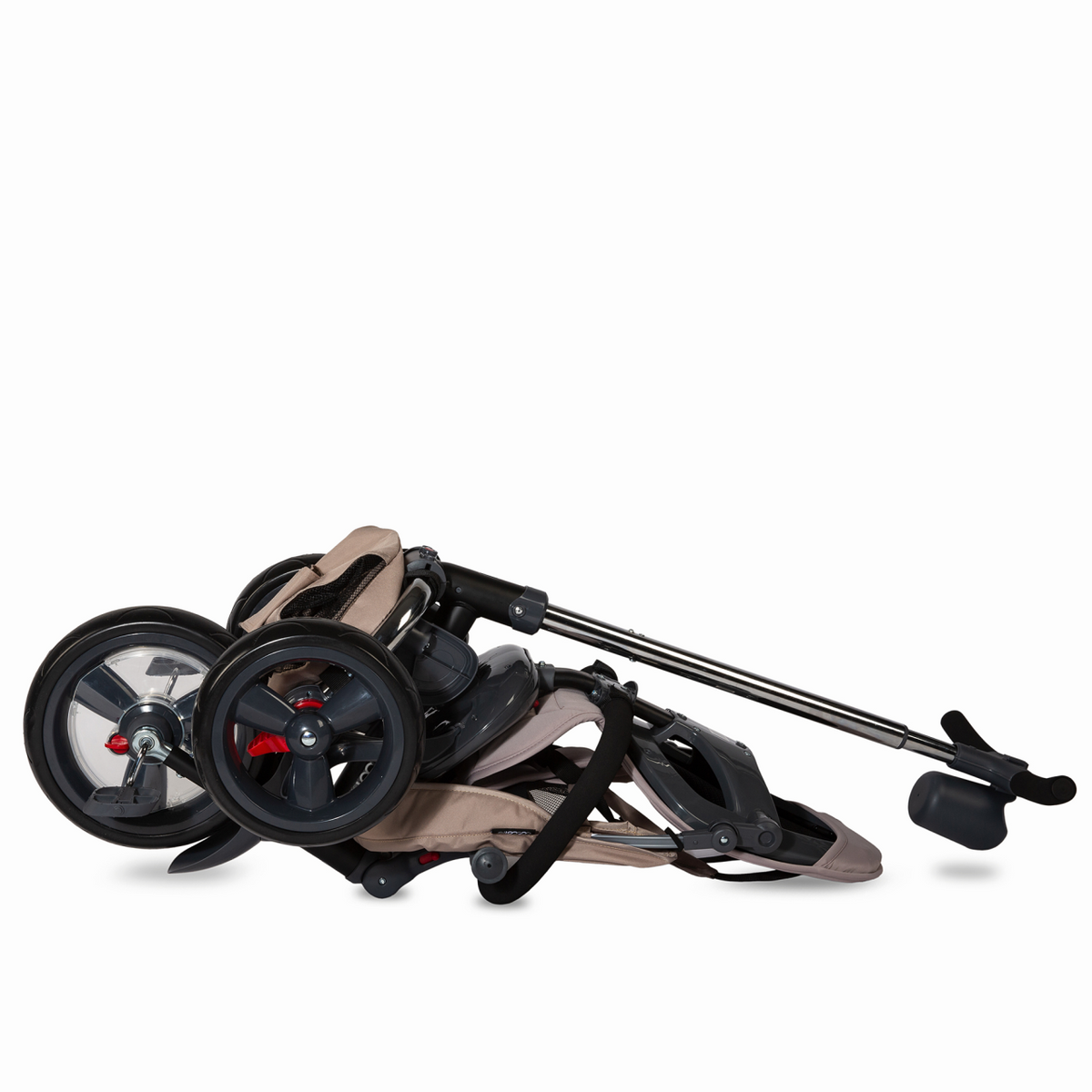 Tricicleta multifunctionala 4in1 cu sezut reversibil Coccolle Velo Bej - gogobaby.ro