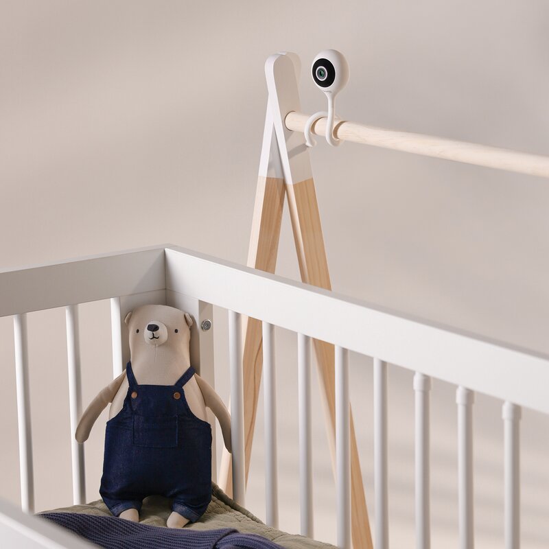 Video monitor, Lionelo, Babyline Smart, Cu aplicatie Smart Life, Cablu USB, Conexiune Wifi, Comunicare bidirectionala, Senzor de temperatura, Negru - gogobaby.ro