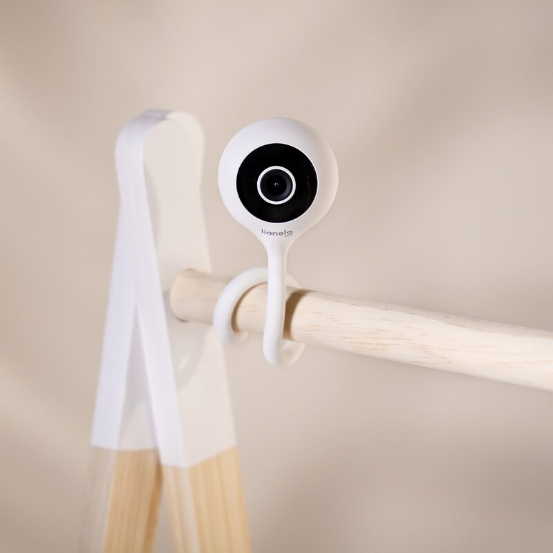 Video monitor, Lionelo, Babyline Smart, Cu aplicatie Smart Life, Cablu USB, Conexiune Wifi, Comunicare bidirectionala, Senzor de temperatura, Negru - gogobaby.ro
