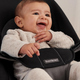 BabyBjorn - Balansoarul Balance Soft Black/Dark Gray, Tesatura