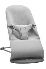 BabyBjorn - Balansoar Bliss Light Grey, 3D Jersey, cu bara de jucarii