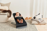 BabyBjorn - Balansoar Bliss Black din tesatura matlasata cu aspect Clasic