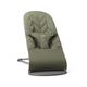 BabyBjorn - Balansoar Bliss Dark Green cu aspect delicat de petala, tesatura matlasata