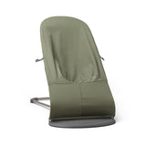 BabyBjorn - Balansoar Bliss Dark Green cu aspect delicat de petala, tesatura matlasata