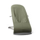 BabyBjorn - Balansoar Bliss Dark Green cu aspect delicat de petala, tesatura matlasata