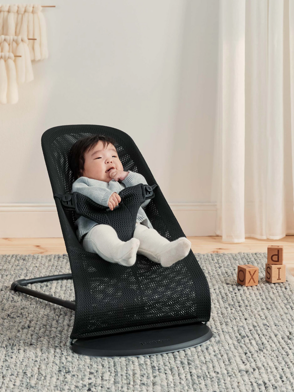 Baby Bjorn - Balansoar Bliss Black, Mesh