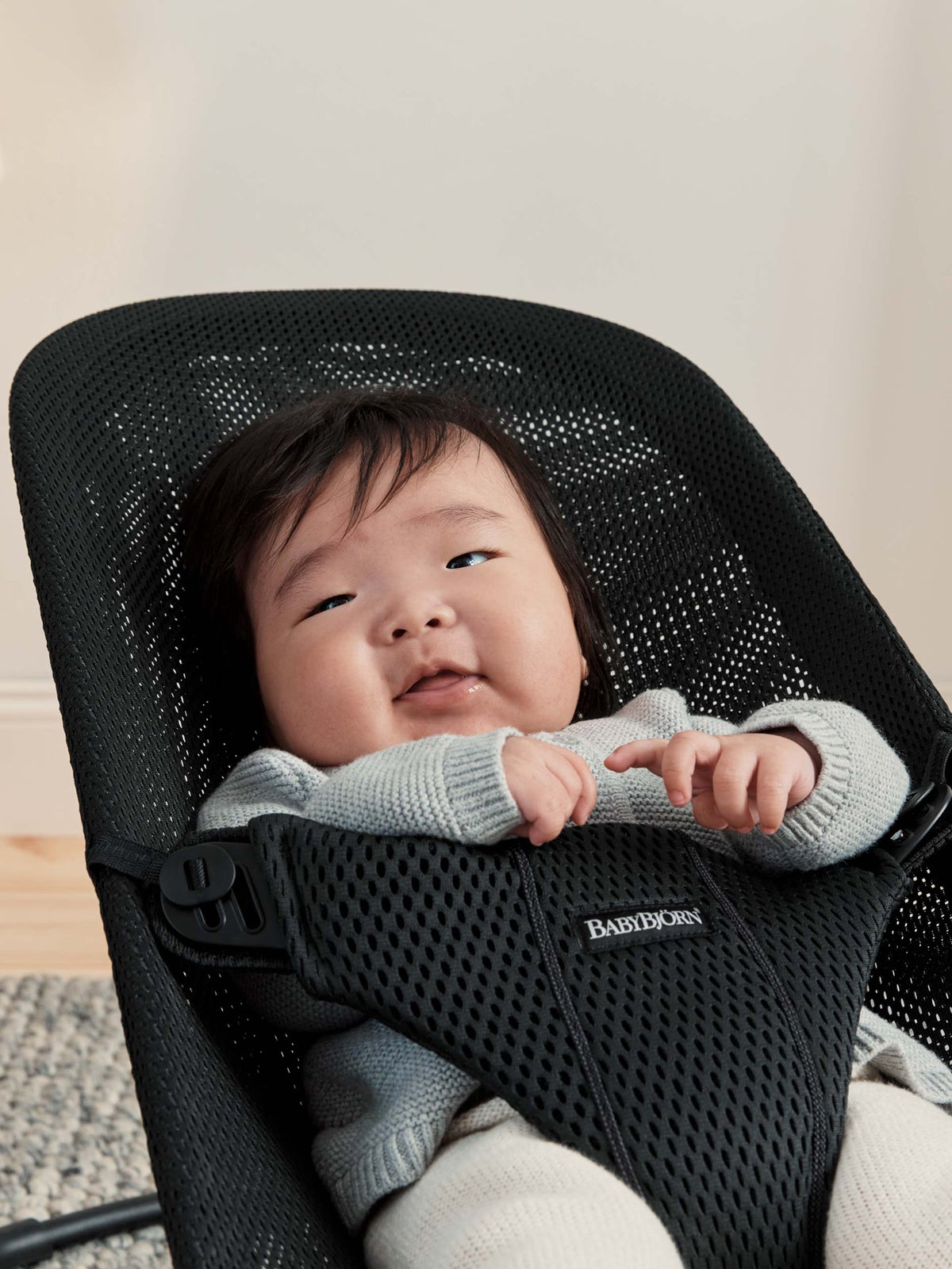 Baby Bjorn - Balansoar Bliss Black, Mesh
