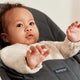 BabyBjorn - Balansoar Bliss Anthracite cu aspect delicat de petala, tesatura matlasata