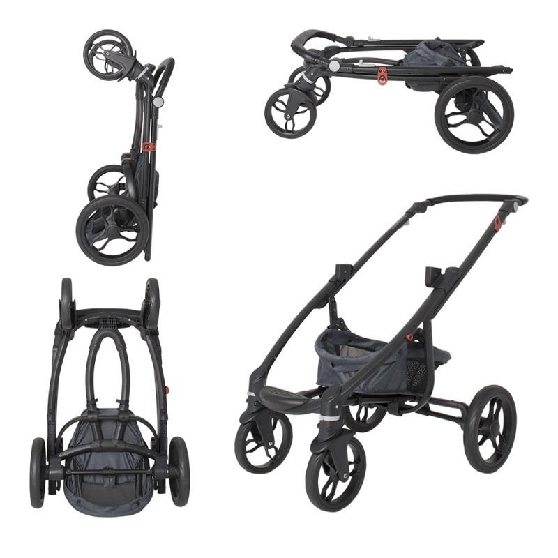 Carucior modular 2 in 1 DHS Arrow rosu - gogobaby.ro