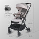 Carucior sport cu pliere automata Coccolle Melia Pearl Mist