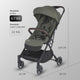 Carucior sport cu pliere automata Coccolle Melia Sage Shadow