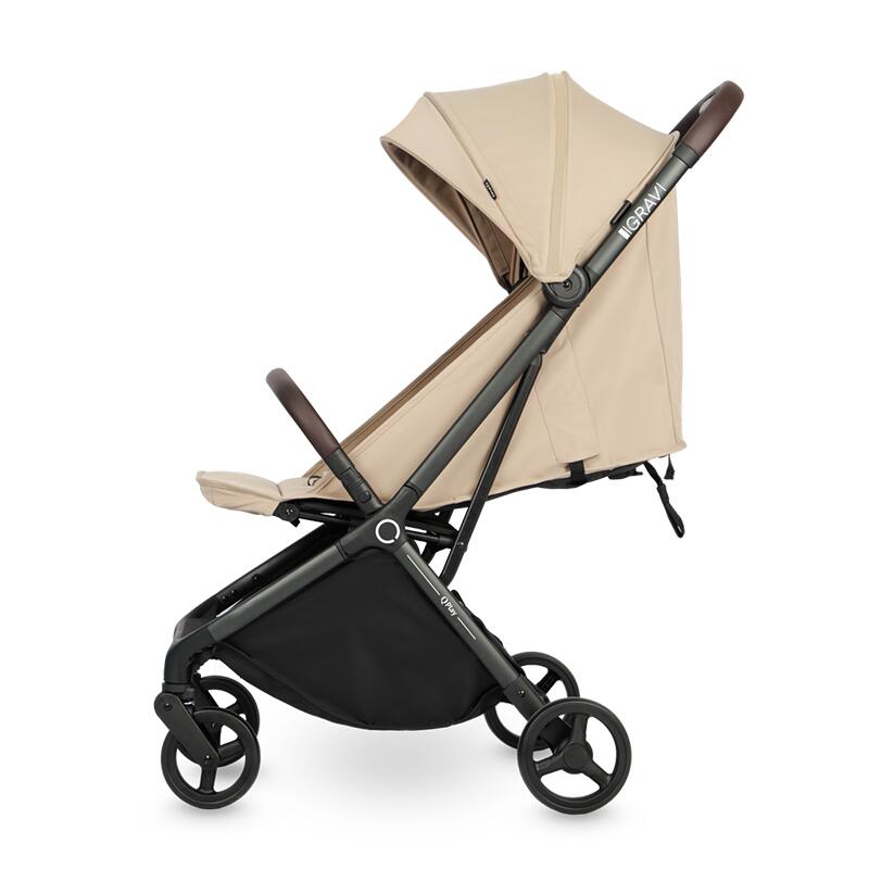 Carucior sport Qplay GRAV cu pliere automata, Bej