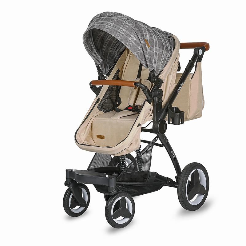 Carucior transformabil 3in1 Coccolle Ambra Safari Beige - gogobaby.ro