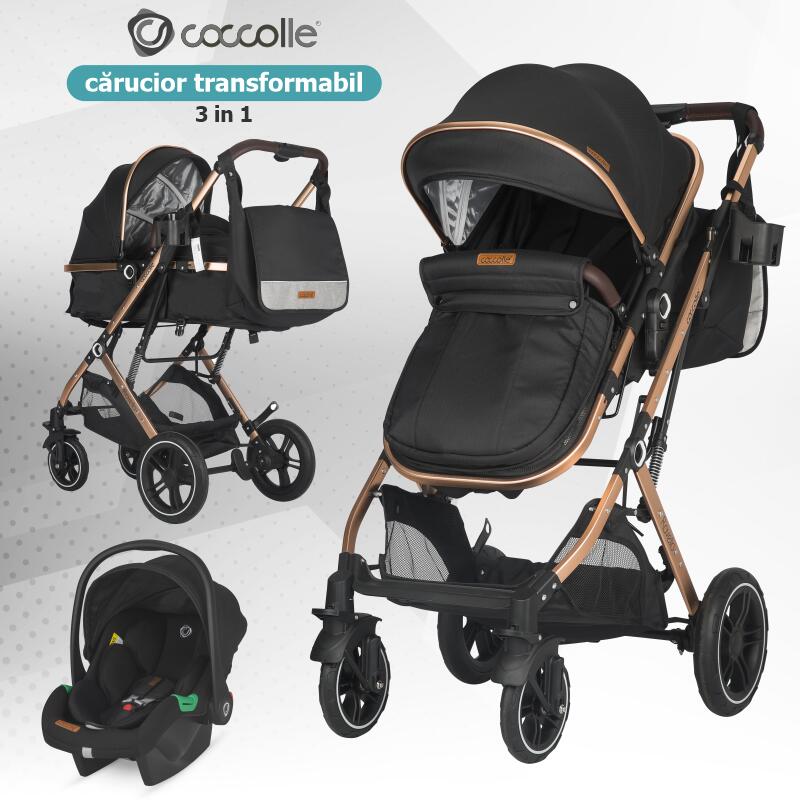 Carucior ultracompact 3in1 Coccolle Ravello Diamond black