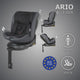 Scaun auto iSize 40-150 cm Coccolle Ario Anthracite