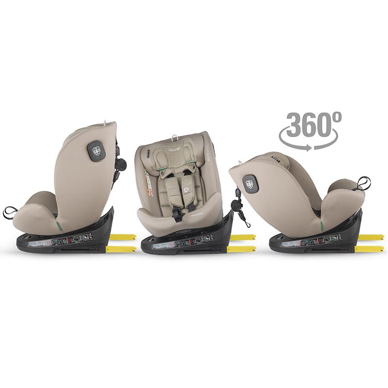 Scaun auto iSize 40-150 cm Coccolle Nova Sand beige - gogobaby.ro