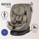 Scaun auto iSize 40-150 cm Coccolle Nova Sand beige