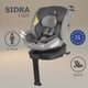 Scaun auto iSize 40-150 cm Coccolle Sidra Moonlit grey