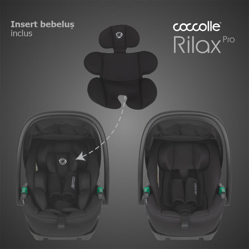 Scoica auto iSize Coccolle Rilax Black