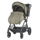 Carucior modular 3in1 Coccolle Lissia Moss green +Scoica auto iSize Coccolle Knox Black