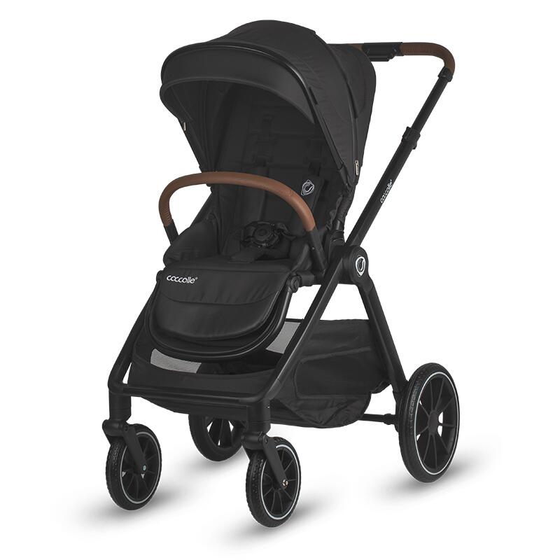 Sistem modular 3in1 Coccolle Aspen Jet Black + Scoica auto iSize Coccolle Knox Black