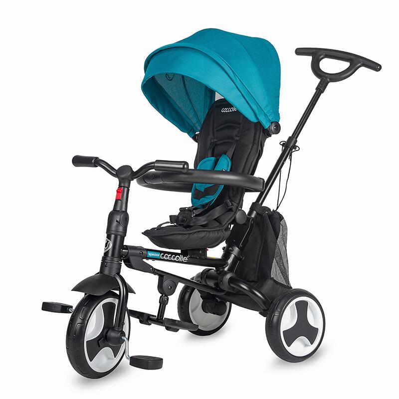 Tricicleta ultrapliabila Coccolle Spectra Turquoise Tide - gogobaby.ro