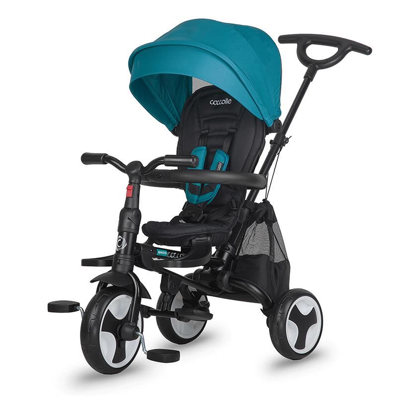 Tricicleta ultrapliabile Coccolle Spectra Plus Turquoise tide