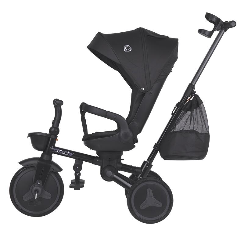 Tricicleta ultrapliabila Coccolle Urbio Plus, Jet Black