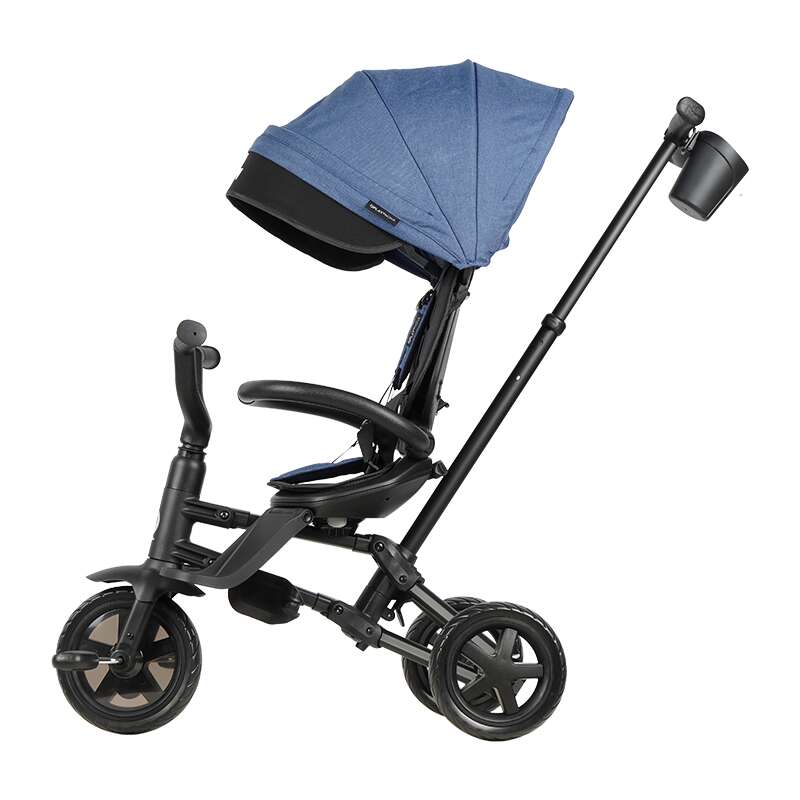 Tricicleta ultrapliabila Qplay Nova Niello Albastru - gogobaby.ro