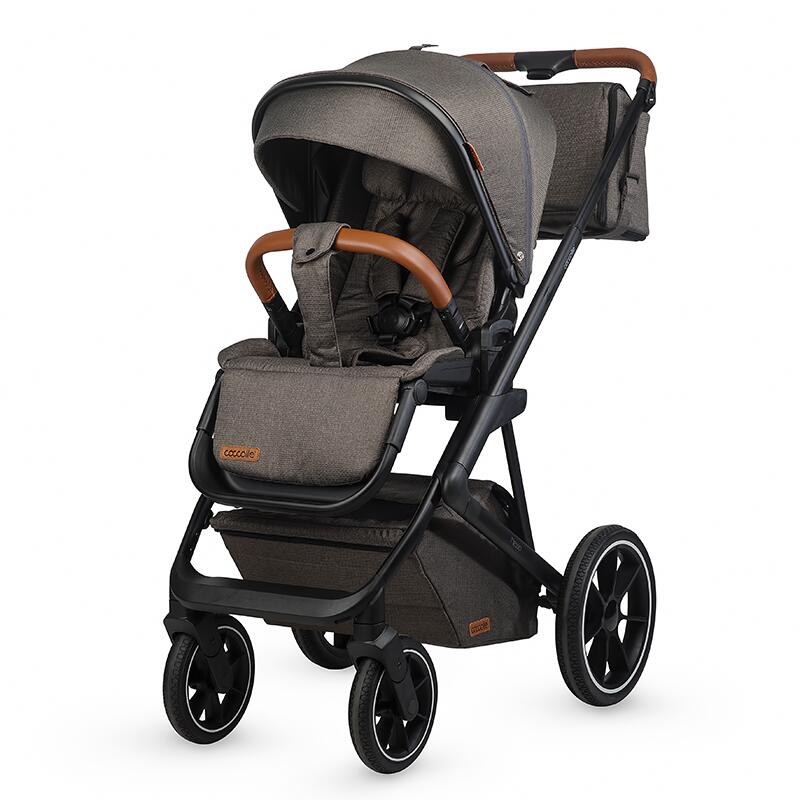 Carucior modular 2in1 C Nessia Anthracite+Balansoar bebelusi C Velio Butternut - gogobaby.ro