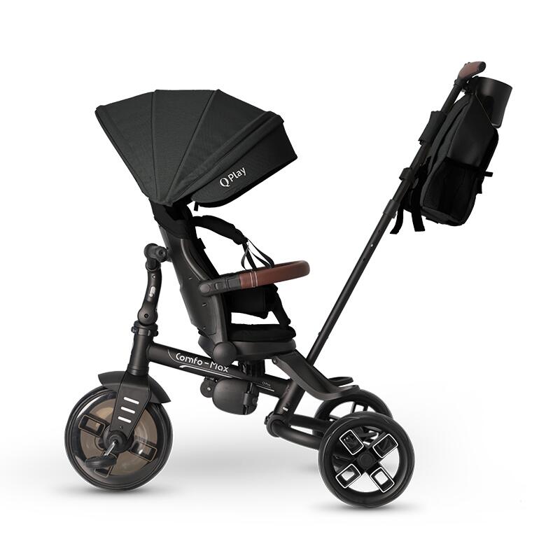 Tricicleta ultrapliabila Qplay Comfo Max Negru