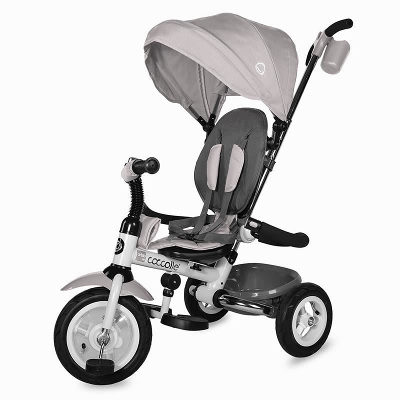 Tricicleta Coccolle Urbio Air gri - gogobaby.ro