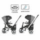 Tricicleta ultrapliabila Coccolle Spectra plus Jet Black
