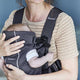 BabyBjorn - Marsupiu anatomic Mini, cu pozitii multiple de purtare, Anthracite, 3D Mesh