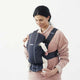 BabyBjorn - Marsupiu anatomic Mini, cu pozitii multiple de purtare, Anthracite, 3D Mesh