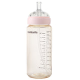 Biberon Anti-colici Mombella Classic PPSU, 300 ml, cu Tetină Silicon L - Flux Rapid  (6-9 Luni) - Old Rose
