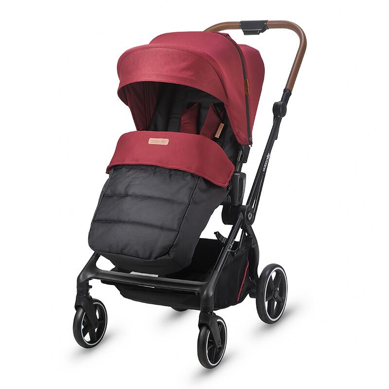 Carucior modular 3in1 Coccolle Saliara Cabernet+ Scoica auto iSize Coccolle Knox Black