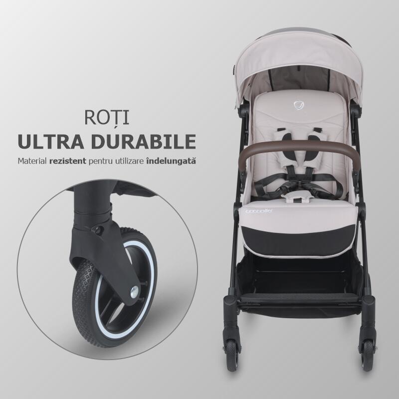 Carucior sport cu pliere automata Coccolle Melia Pearl Mist