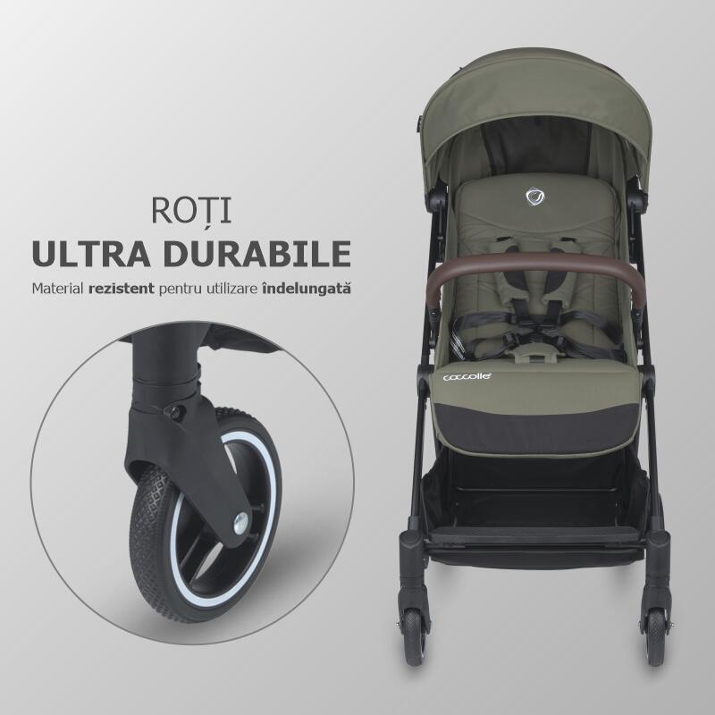 Carucior sport cu pliere automata Coccolle Melia Sage Shadow
