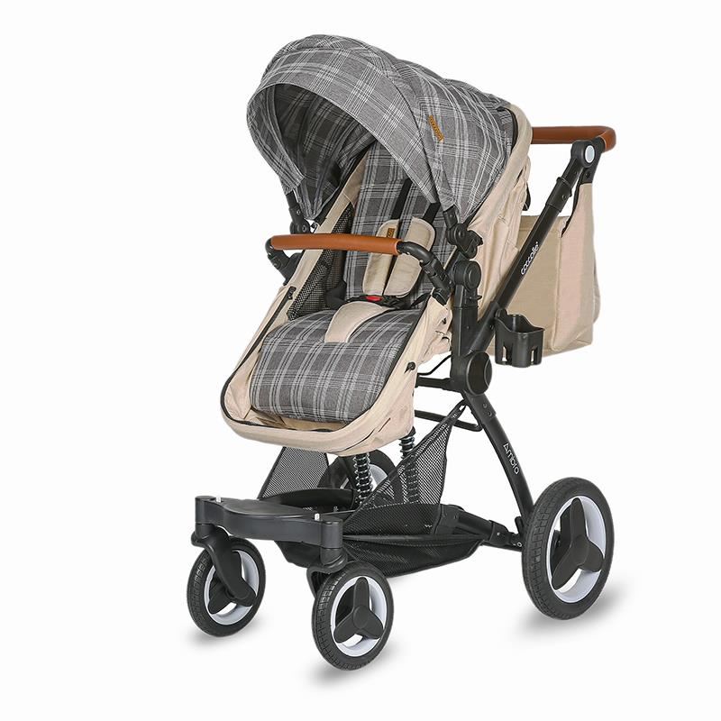 Carucior transformabil 3in1 Coccolle Ambra Safari Beige - gogobaby.ro