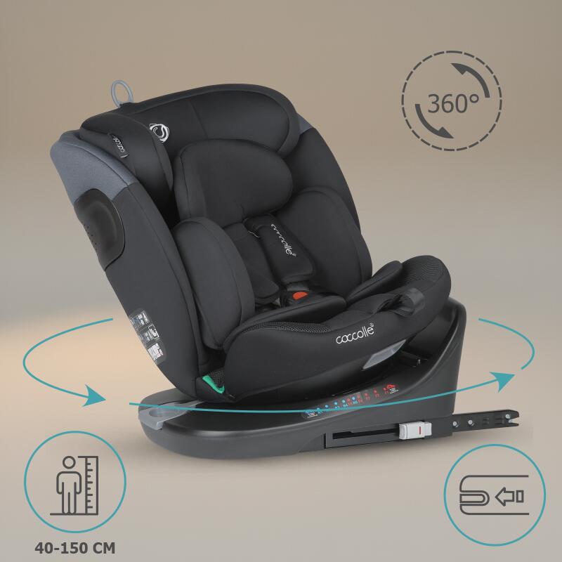 Scaun auto iSize 40-150 cm Coccolle Atira Diamond black