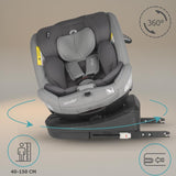 Scaun auto iSize 40-150 cm Coccolle Nyota Moonlit grey