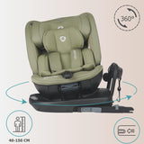 Scaun auto rotativ iSize Coccolle Velsa Moss green