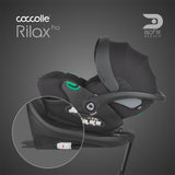 Scoica auto iSize Coccolle Rilax Black + Baza isofix iSize