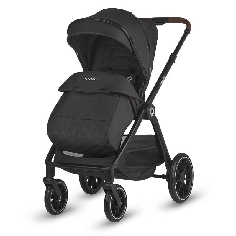 Sistem modular 3in1 Coccolle Aspen Jet Black + Scoica auto iSize Coccolle Knox Black