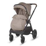 Sistem modular 4in1 Coccolle Aspen Sand Beige cu Scoica auto iSize Coccolle Knox Black si Baza isofix iSize Coccolle Knox