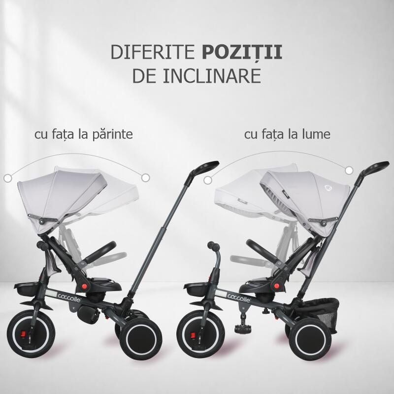 Tricicleta multifunctionala Coccolle Venti Greystone