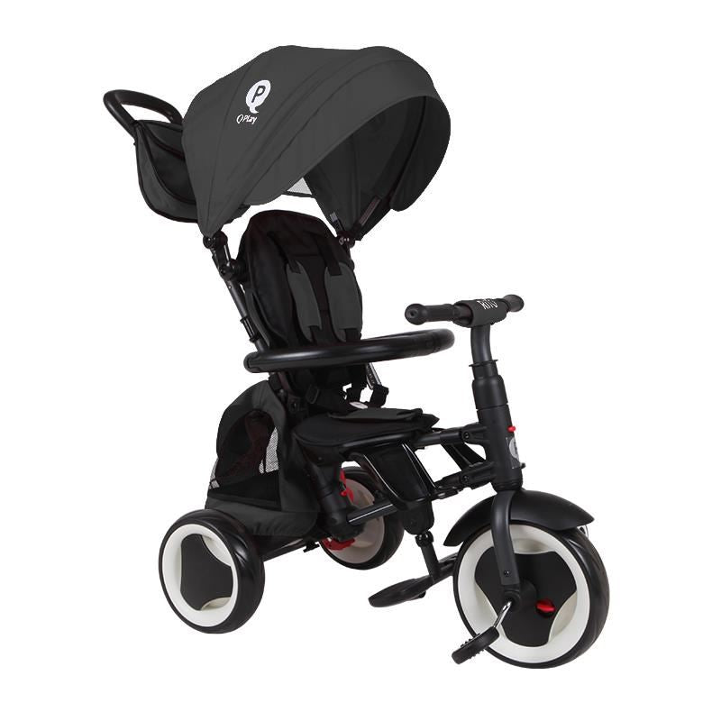 Tricicleta pliabila Qplay Rito+ Negru - gogobaby.ro